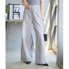 ウエストスウェット切替デニムパンツ [M4273]
