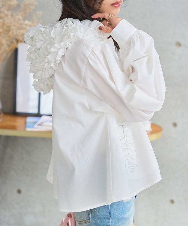 サマーツイードバックリボンAラインチュニック [C6864] | 神戸レタス