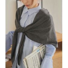 神戸レタス(KOBE LETTUCE)のワイドニットスカーフ [J1180]