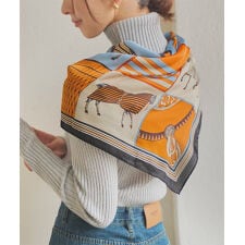 神戸レタス(KOBE LETTUCE)の70×70サイズ 大判スカーフ [J1182]