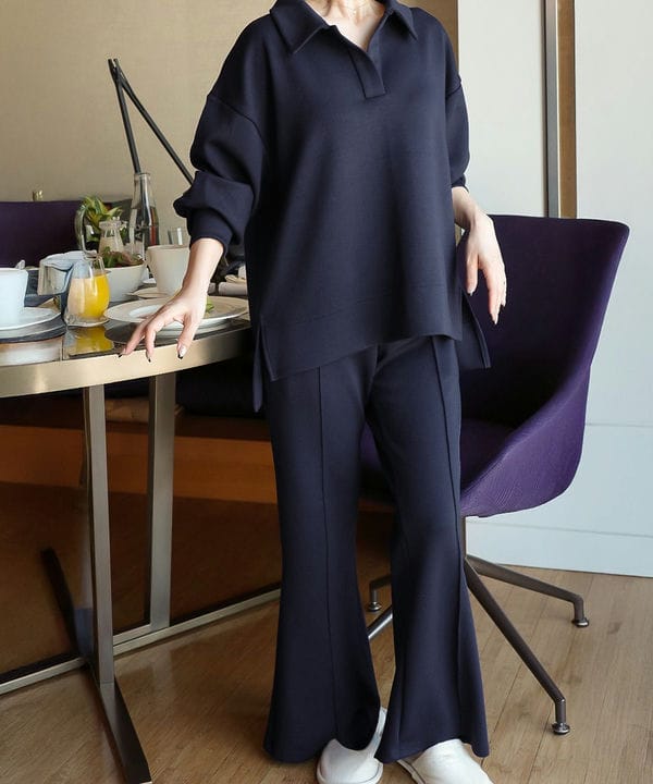 [ Yuumiさんコラボ ]ダンボールフレアスウェットパンツ [M4237]