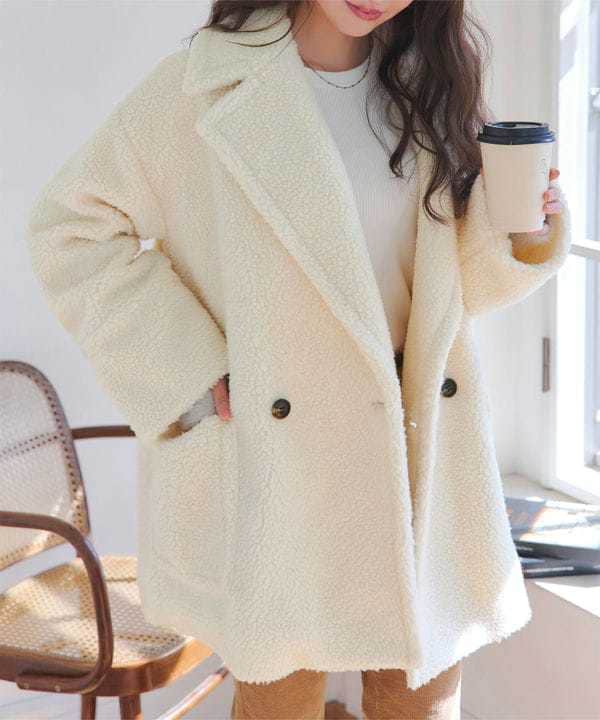 25AW新作】小顔見え。ふわっと羽織って、キュンとこなれる。ビッグ