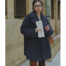 神戸レタス(KOBE LETTUCE)のビッグカラーボアコート [K1392]