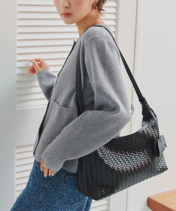 バッグチャーム付きメッシュバッグ [B1645]