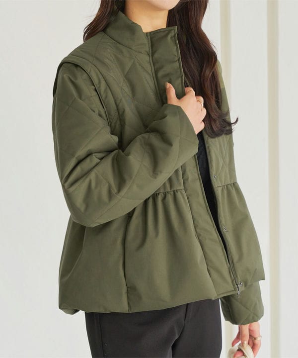 撥水】GREEN DOWN MINOTECK/フーディロングダウン | ロペピクニック