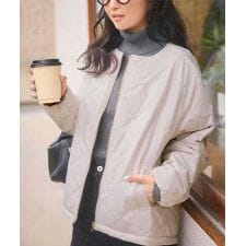 神戸レタス(KOBE LETTUCE)の[ あったか裏シャギー ]　キルティングジップアウター [K1370]