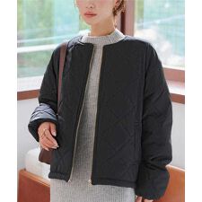 神戸レタス(KOBE LETTUCE)の[ あったか裏シャギー ]　キルティングジップアウター [K1370]