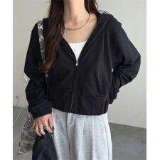 ショート丈パーカー [C7695]