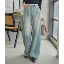 圧倒的着痩せカーブデニムパンツ [M4288]