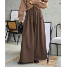 ウエストタックスーパーワイドパンツ [M4307]