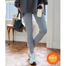 神戸レタス(KOBE LETTUCE)の[ 裏起毛 ] あったか裏シャギーリブニットレギンス [M4335]