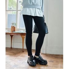 神戸レタス(KOBE LETTUCE)の[ 裏起毛 ] あったか裏シャギーリブニットレギンス [M4335]