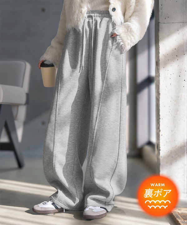 【値下げ】BeamsGolf スウェットあったかボア L・M セット　グレー 値下げ】BeamsGolf スウェットあったかボア L・M セット グレー 値下げ