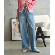 ウエスト調整OK骨格ウェーブさんデニムパンツ [M4306]