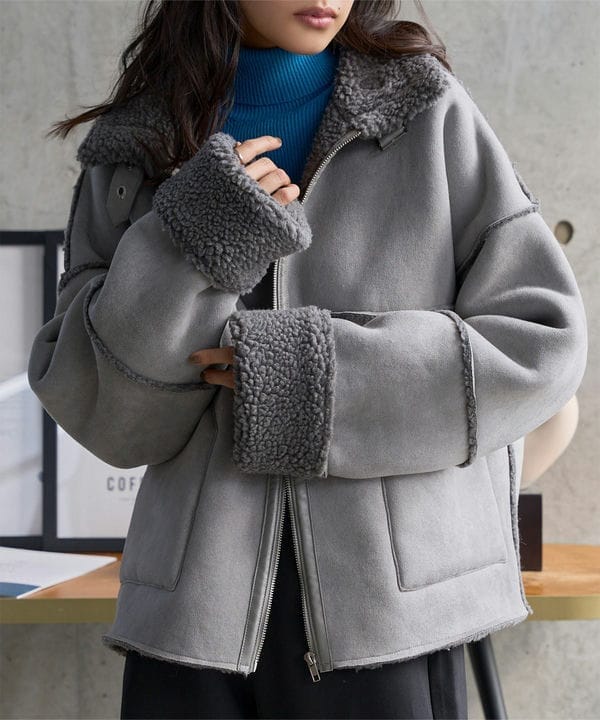 グレースコンチネンタル　ファーショートダウンジャケット ファーショートダウンジャケット / GRACE CONTINENTAL | GRACE