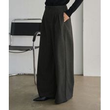 [ 裏起毛 ] 裏フリースタックワイドパンツ [M4339]