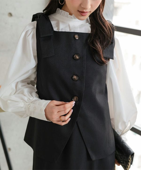 [�}���C][ Petitle / �v�`�� ] ���O���\�����{���t���W���x�X�g [C7774]/�_�˃��^�X�iKOBE LETTUCE�j �u���b�N