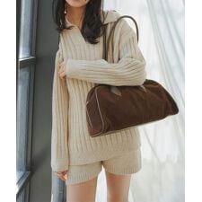 スキッパーニット×ショートパンツセット [N1338]