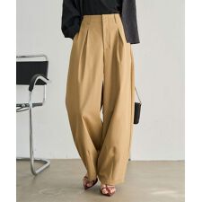 タックワイドカーブパンツ [M4381]