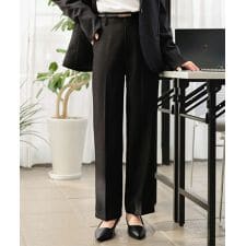 [Petitle/プチレ]ストレートパンツ[M4352][オフィスカジュアル]