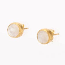 ミュゲッタ(MUGETTA)の天然石ラウンドピアス