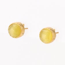 ミュゲッタ(MUGETTA)の天然石ラウンドピアス