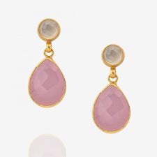 ダブルストーンピアス