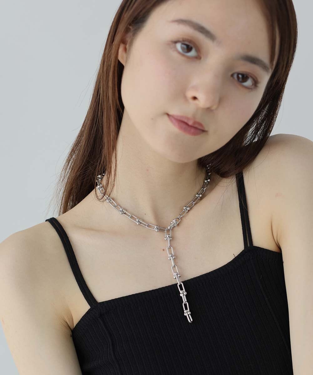 [�}���C]U�����N�`�F�[���l�b�N���X / �j�b�P���t���[/�W�F�[�o�C�u���[�iJ by blue�j �V���o�[