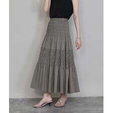 ジェーバイブルー(J by blue)のシャーリングスカート