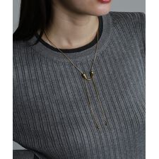 Uモチーフチェーンネックレス / サージカルステンレス