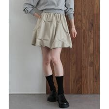 ピンタックミニスカート