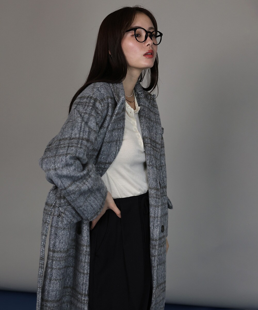 Louere ウエストシェイプフレアチェスターコート | ルエレ