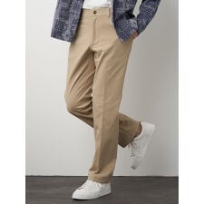 カルゼ裏起毛ストレートパンツ