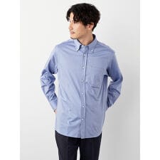 エレメント オブ シンプルライフ(element of SIMPLE LIFE)の小紋ジャカードジャージシャツ