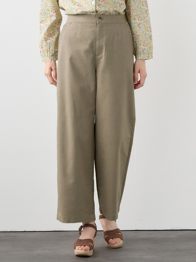 新品 シンプルライフ ドビー カルゼ ストレッチ パンツ 85(XL) 焦げ茶 【P20273】 SIMPLE LIFE 秋冬 スラックス ウエストゴム 起毛 新品 シンプルライフ ドビー カルゼ ストレッチ パンツ 79(M) 黒