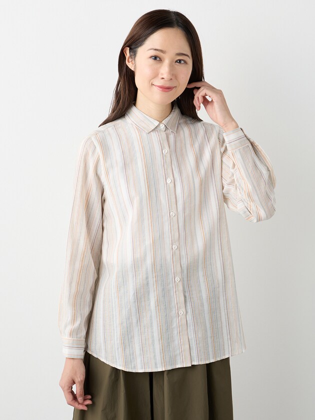 マルチストライプブラウス | エレメント オブ シンプルライフ(element