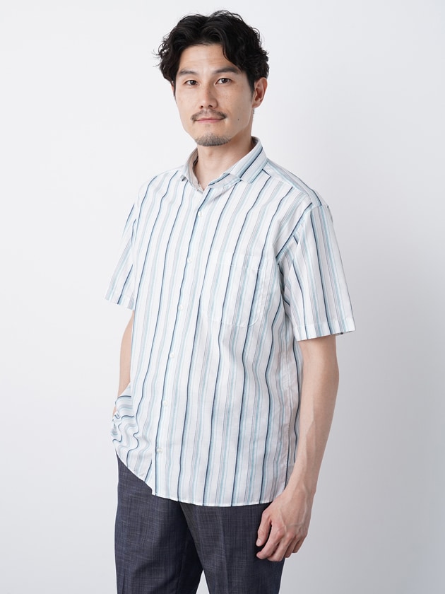 シャンブレー半袖ボタンダウンシャツ | エレメント オブ