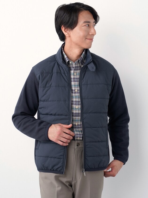 中綿キルトウールライクツイルブルゾン | エレメント オブ シンプル