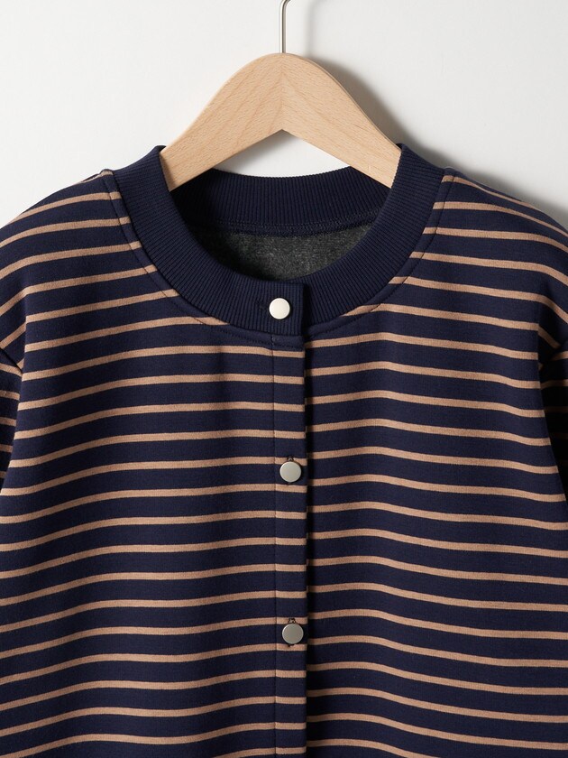 ストレッチ起毛ボーダーカーディガン | エレメント オブ シンプル