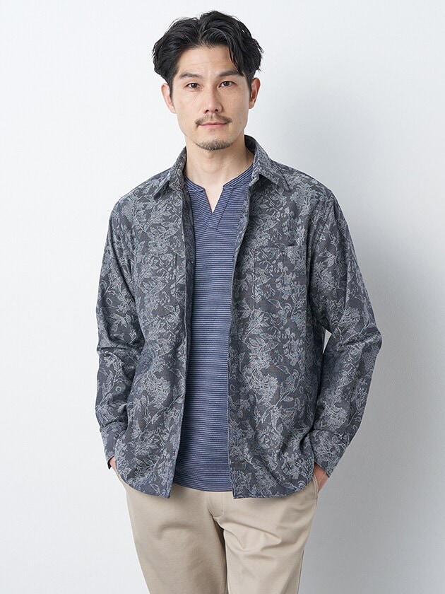 コーデュロイ シャツアウター | ムッシュニコル(MONSIEUR NICOLE