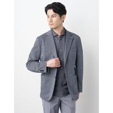 リネンブレンドバーズアイジャケット