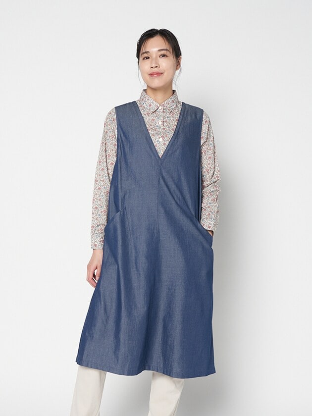 LEE 別注MIYAKO.Tデニムサロペットスカート 3070000672405492_01_2432.jpeg