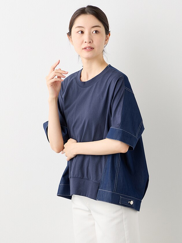 PRIORITY トップス　38サイズ/mal.rerereレレレさん セーラーカラー長袖ワンピース | リジェール(riziere) | マルイ