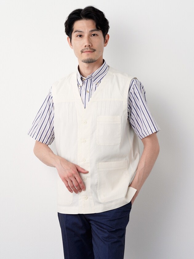 楽天市場】ジレ レディース 春秋 ジレ ベスト アウター