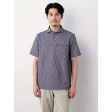 エレメント オブ シンプルライフ(element of SIMPLE LIFE)のｷﾞﾝｶﾞﾑﾁｪｯｸ半袖ﾎﾟﾛｼｬﾂ