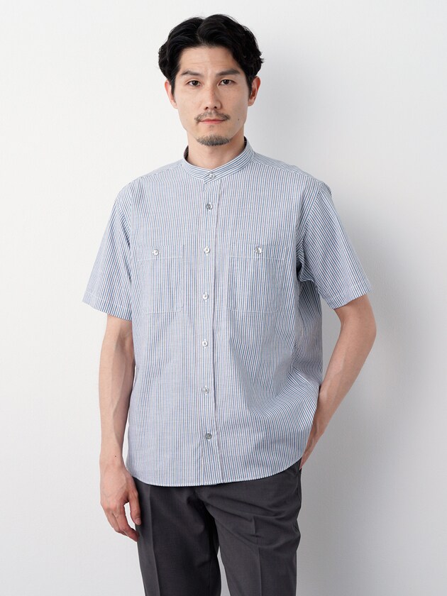シャンブレー半袖ボタンダウンシャツ | エレメント オブ