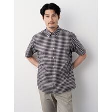 エレメント オブ シンプルライフ(element of SIMPLE LIFE)のｺﾝﾊﾟｸﾄﾁｪｯｸ半袖ｼｬﾂ