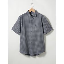 エレメント オブ シンプルライフ(element of SIMPLE LIFE)のｷﾞﾝｶﾞﾑﾁｪｯｸ半袖ｼﾞｬｰｼﾞｼｬﾂ