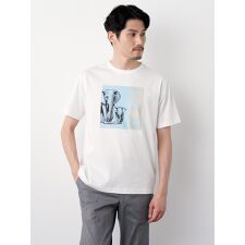 エレメント オブ シンプルライフ(element of SIMPLE LIFE)のｱﾆﾏﾙﾌﾟﾘﾝﾄ半袖T(elephant)