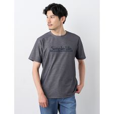 エレメント オブ シンプルライフ(element of SIMPLE LIFE)のリバイバルロゴデニムプリント半袖シャツ